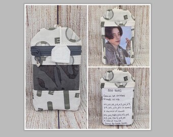 estuche para accesorios, bolsa de té RF, portatarjetas fotográficas, almacenamiento para tejer y hacer ganchillo