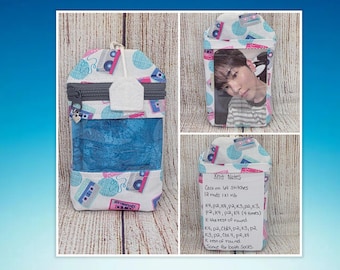 estuche para accesorios, bolsa de té RF, portatarjetas fotográficas, almacenamiento para tejer y hacer ganchillo