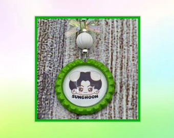 kpop keychain bag charm
