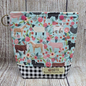 Sock Sack Project bag knitting bag for knitting crochet storage