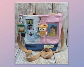 Kpop corssbody photocard holder ita tote bag *Custom Order Bag*