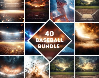 40 Baseball Digital Backdrops, Baseball Stadium Lights, Baseball Field Backgrounds, Softball Background, Baseball Backdrop, Smoke Effect