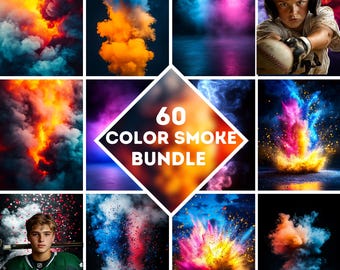 Color Smoke Overlay, Photoshop Overlays, Digital Smoke Photo backdrop Smoke Backgrounds For Sports Photos, Sports backdrop, Senior Backdrops