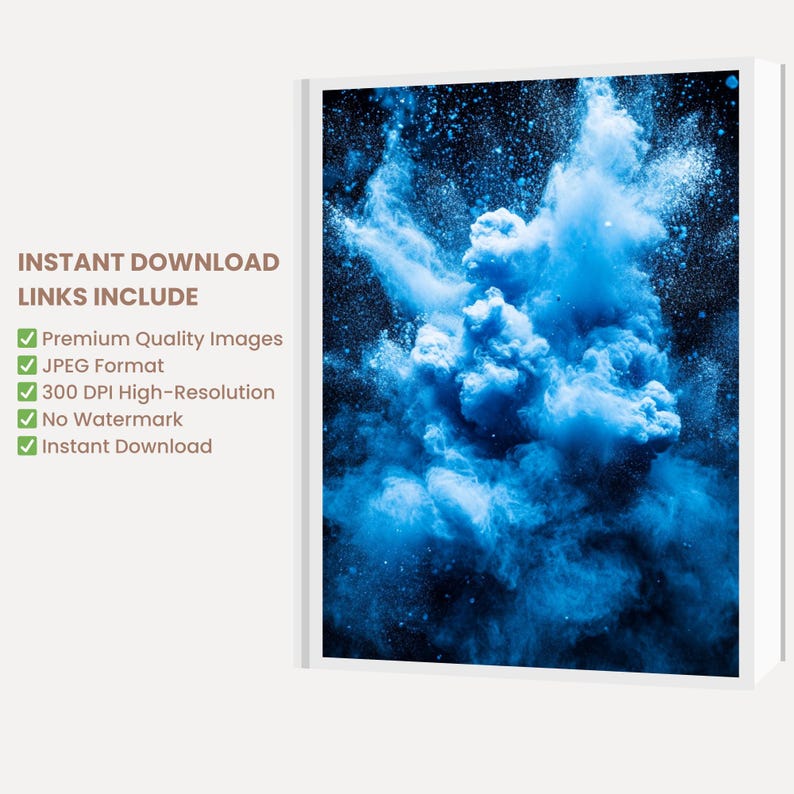 30 Powder Paint Splash Backdrop, Colorful Splash Backdrop, Color Dust ...
