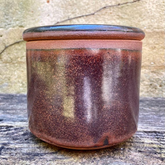 STONEWARE CANISTER