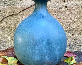 CERAMIC WATERING BELL #01. Handmade stoneware clay pot for houseplant watering.