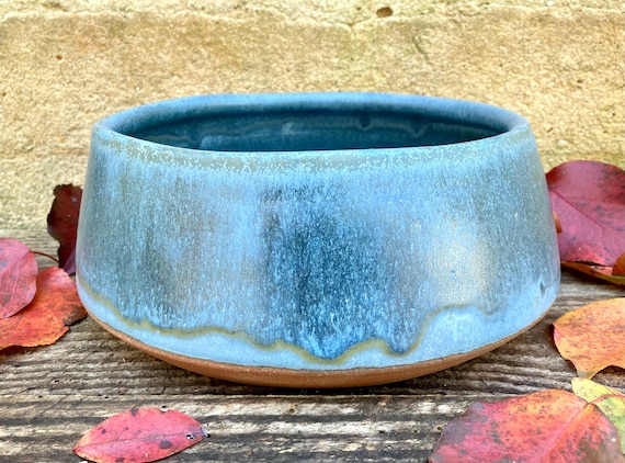STONEWARE DOG BOWL