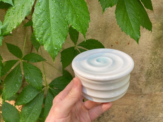 PORCELAIN BUTTER DISH