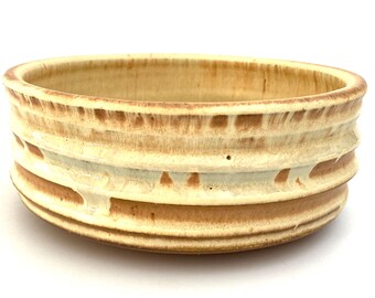 CERAMIC DOG BOWL #31 wheel thrown stoneware food or water bowl for dogs and other pets and bowls for other uses