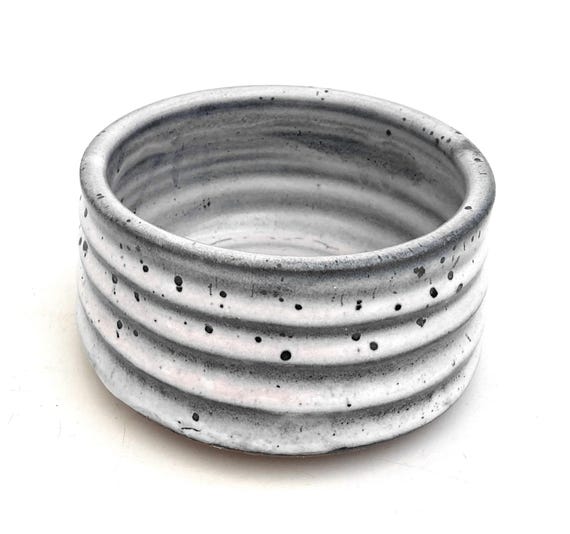 STONEWARE DOG BOWL