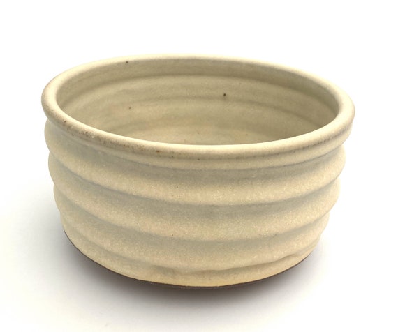 CLAY DOG BOWL #15 handmade ceramic bowl for big dogs who appreciate nice things