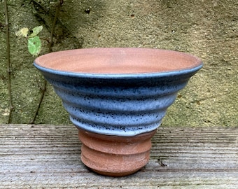 HANDMADE SHAVING BOWL #36: Easy-grip stoneware lather bowl.
