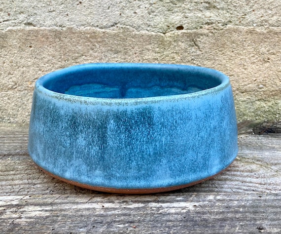 STONEWARE DOG BOWL