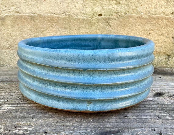 STONEWARE DOG BOWL