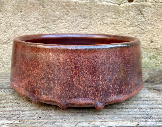 STONEWARE DOG BOWL
