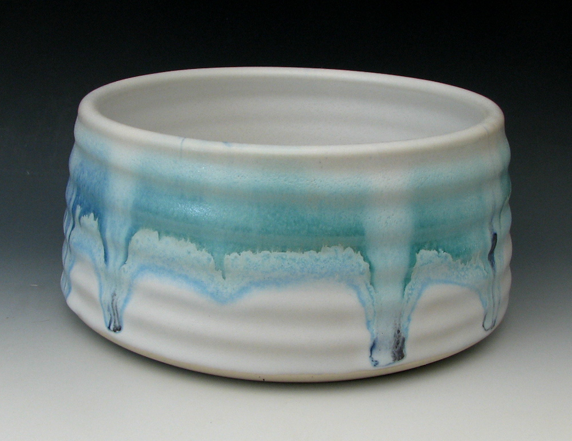 Dog Bowl Cat Bowl Pottery Ceramic Handmade Water Bowl