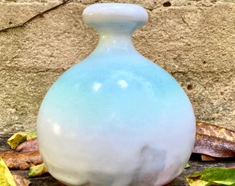 STONEWARE WATERING BELL #04. Wheel thrown ceramic pot for gentle watering of indoor plants.