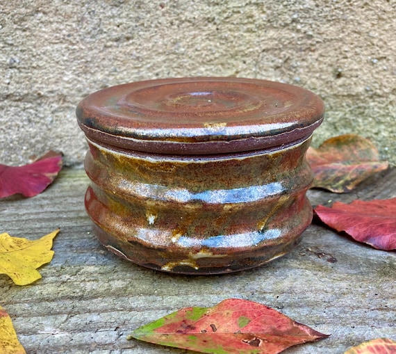 STONEWARE CANISTER