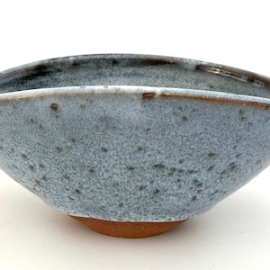 STONEWARE CLAY BOWL #16 handmade ceramic bowl for soup, salad, cereal, pasta, dessert, serving and more - studio pottery - one of a kind