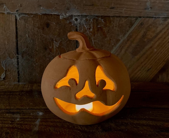 TERRACOTTA JACK O LANTERN