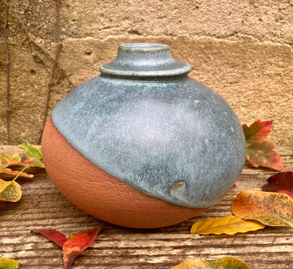 STONEWARE CLAY VASE