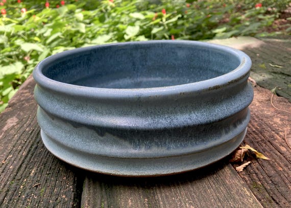STONEWARE DOG BOWL