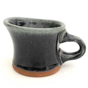 STEINGUT KAFFEETASSE #20 kleine blaue Keramik Tasse - Keramik Tasse - Rad getöpfert - handgemacht - lebensmittelecht - Unikat - für Kaffee-Liebhaber