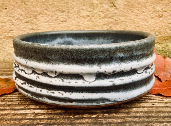 STONEWARE DOG BOWL