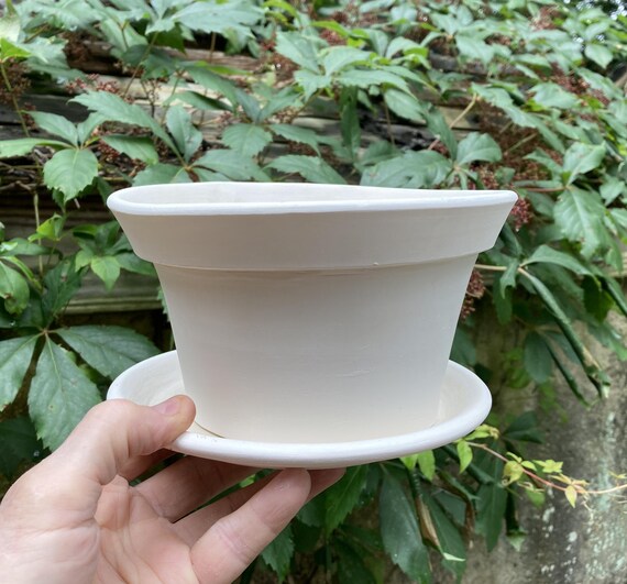 6 Terrakotta-Blumentöpfe Mit Untersetzern – 10x8 Cm, Mit Ablauflöchern, Für Drinnen & Draußen, Atmungsaktiv