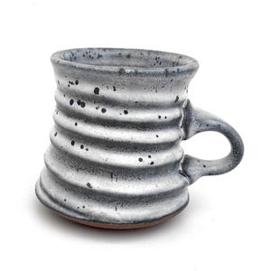 CERAMIC MUG #11 stoneware mug for 16 ounces (pint) of coffee tea hot chocolate or other beverage - food safe - wheel thrown - one of a kind