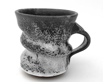CERAMIC MUG #38 stoneware mug for 16 ounces (pint) of coffee tea hot chocolate or other beverage