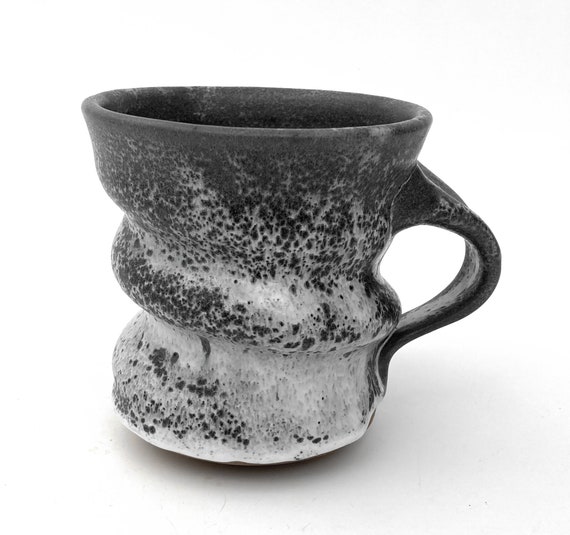 CERAMIC MUG #38 stoneware mug for 16 ounces (pint) of coffee tea hot chocolate or other beverage