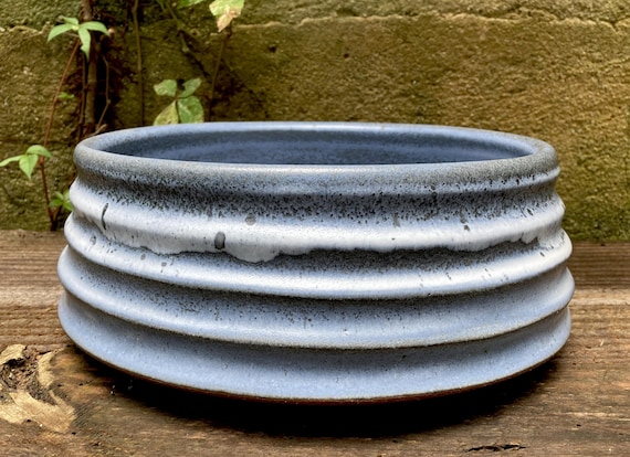 STONEWARE DOG BOWL