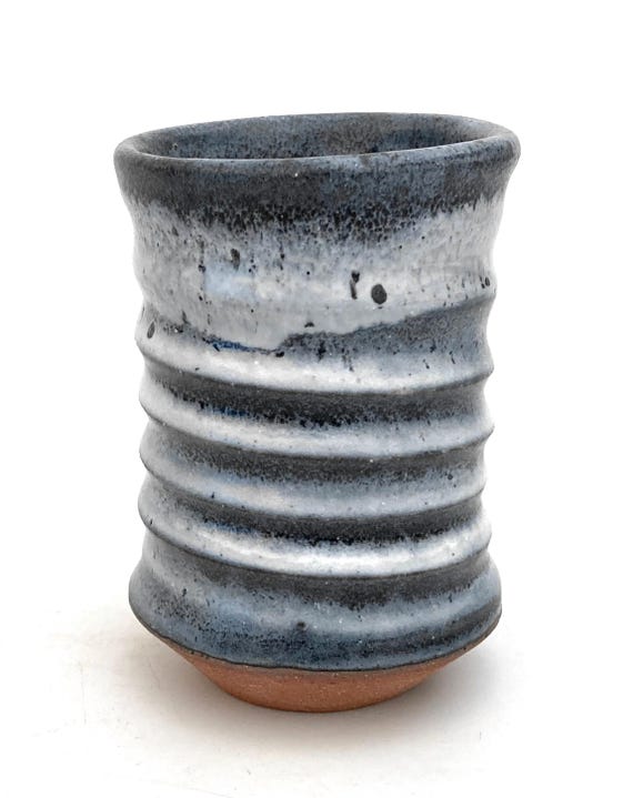 STONEWARE TUMBLER