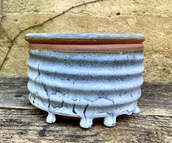 STONEWARE CANISTER