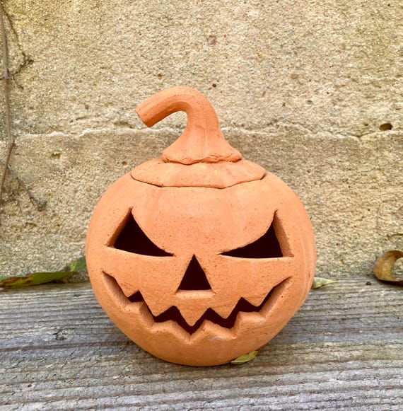 TERRACOTTA JACK O LANTERN