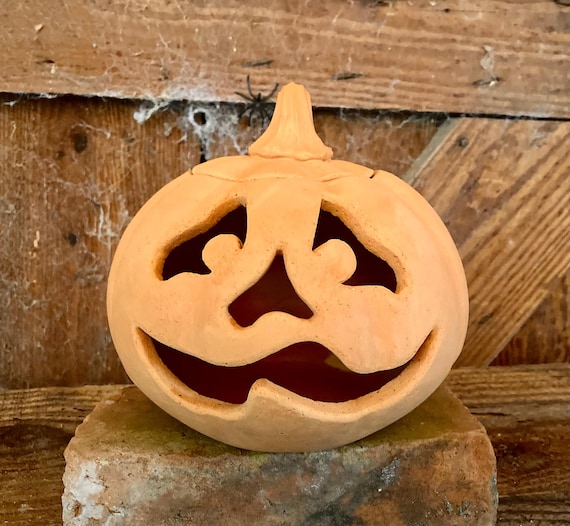 TERRACOTTA JACK O LANTERN