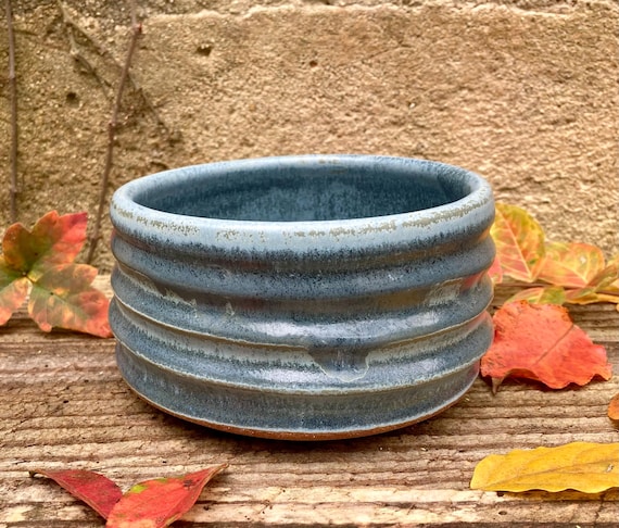 STONEWARE DOG BOWL