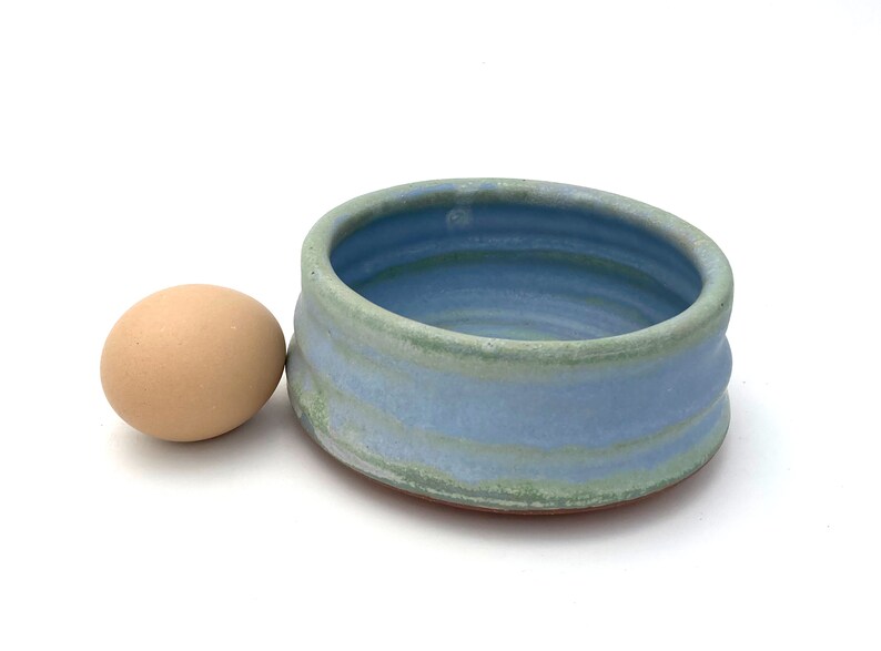 CERAMIC DOG BOWL 9 small clay food dish for cats dogs puppies and other small pets image 5