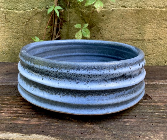 STONEWARE DOG BOWL