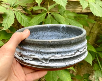 STONEWARE DOG DISH #65 A handmade ceramic bowl for dogs who appreciate nice things.