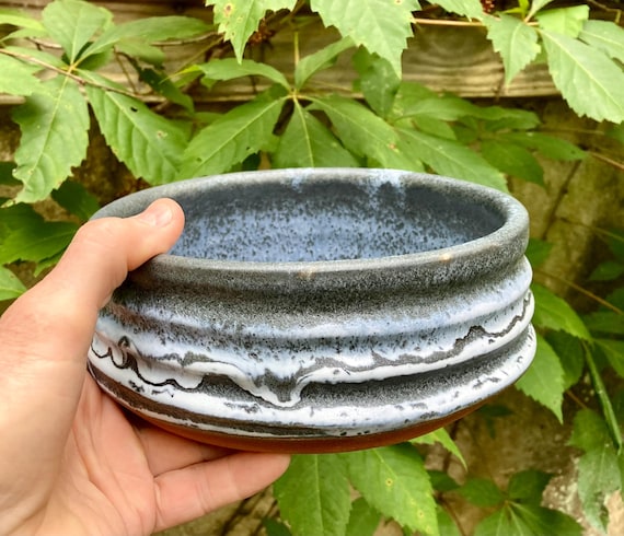 STONEWARE DOG BOWL