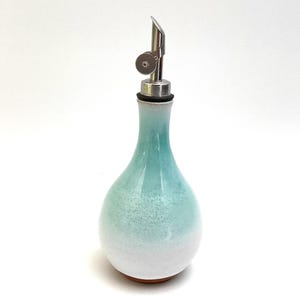 CERAMIC OIL CRUET #2 vinegar dispenser - stoneware olive oil bottle - decanter - food safe - wheel thrown - studio pottery - one of a kind