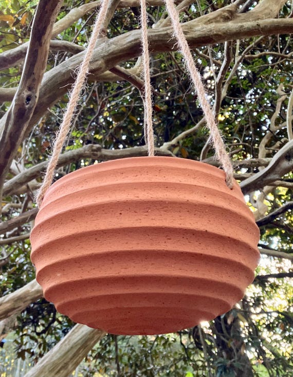 CERAMIC HANGING PLANTER