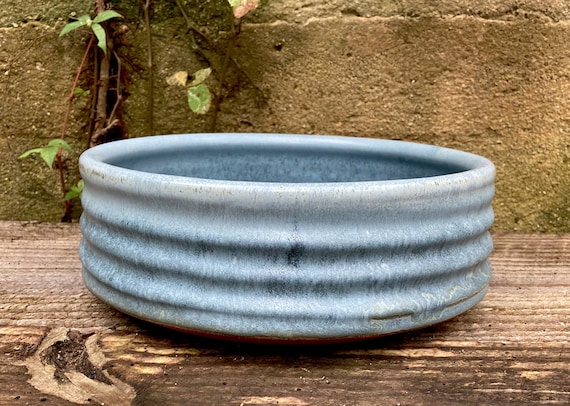 STONEWARE DOG BOWL