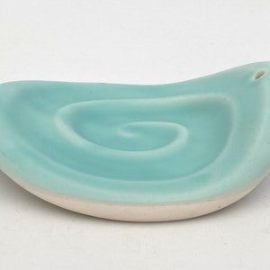 PORCELAIN INCENSE BURNER #2 Ceramic Incense Burner Incense Stick Holder Stick Incense Burner Incense Dish Incense Tray Incense Plate Blue