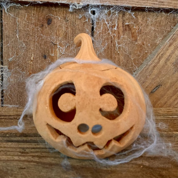 TERRACOTTA JACK O LANTERN