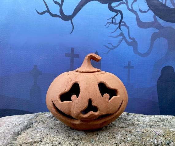 TERRA COTTA PUMPKIN