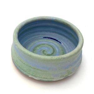 CERAMIC DOG BOWL 9 small clay food dish for cats dogs puppies and other small pets image 2