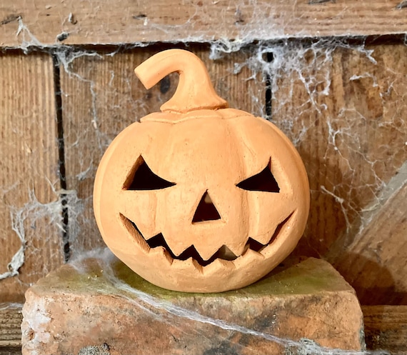 TERRACOTTA JACK O LANTERN